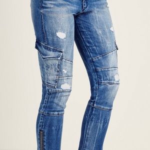 True religion denim ankle stretch jeans size 29